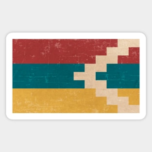 Vintage Artsakh Flag Sticker